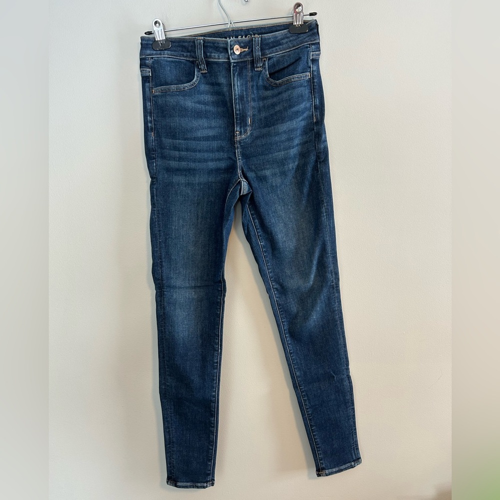 American Eagle Outfitters 4 Dark wash high rise Skinny Jeans